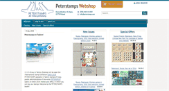 Desktop Screenshot of peterstamps.com