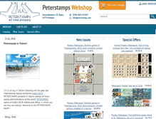 Tablet Screenshot of peterstamps.com